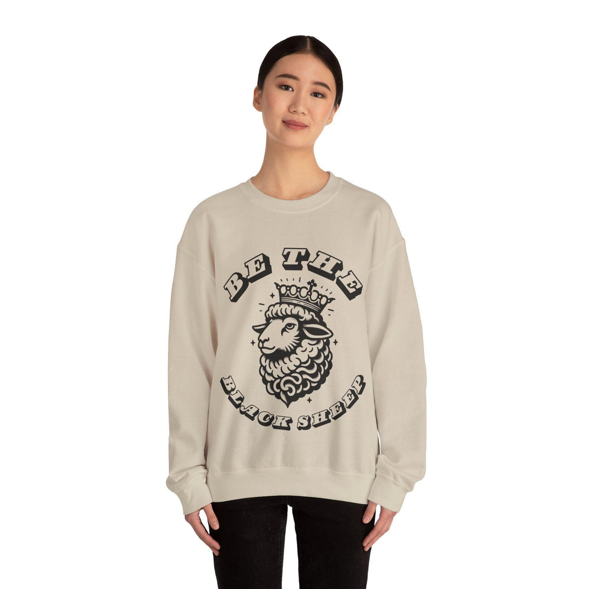 Be the Black Sheep Unisex Heavy Blend™ Crewneck Sweatshirt - Kate Burton Company