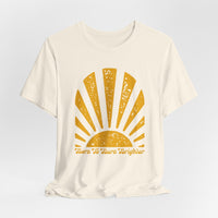 Born to Burn Brighter Jersey Short Sleeve Tee - Kate Burton Company