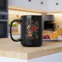 Dead Tired Black Mug (11oz, 15oz) - Kate Burton Company