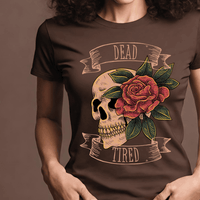 Dead Tired Jersey Short Sleeve Tee - Kate Burton Company