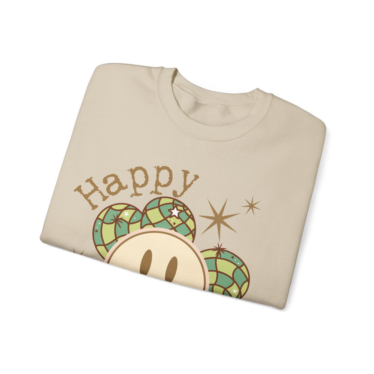 Happy Go Lucky Unisex Heavy Blend™ Crewneck Sweatshirt - Kate Burton Company