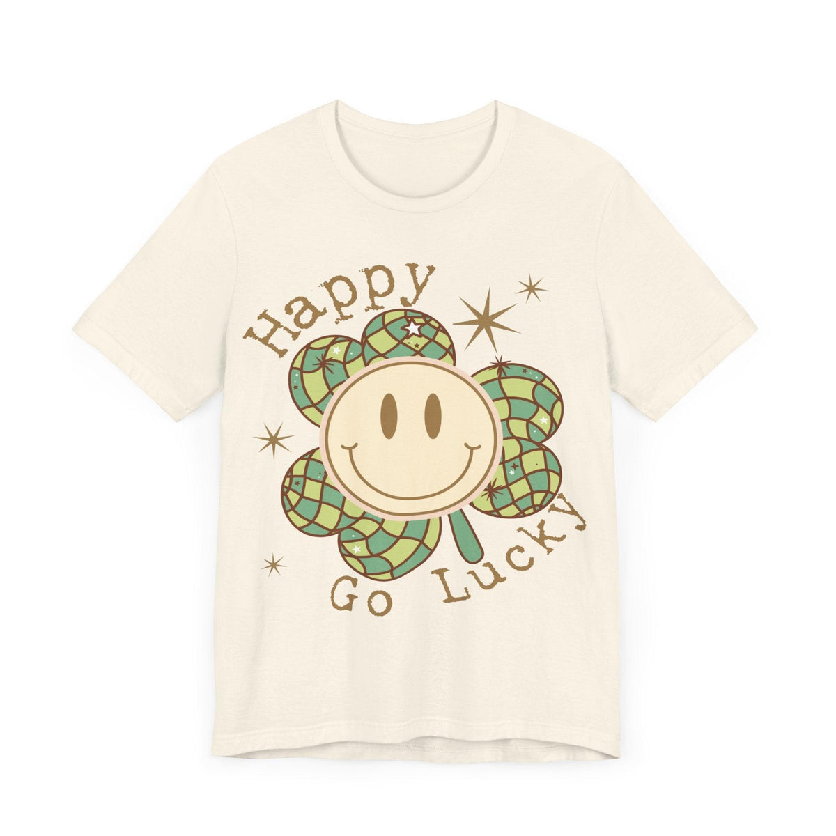 Happy Go Lucky Unisex Jersey Short Sleeve Tee - Kate Burton Company