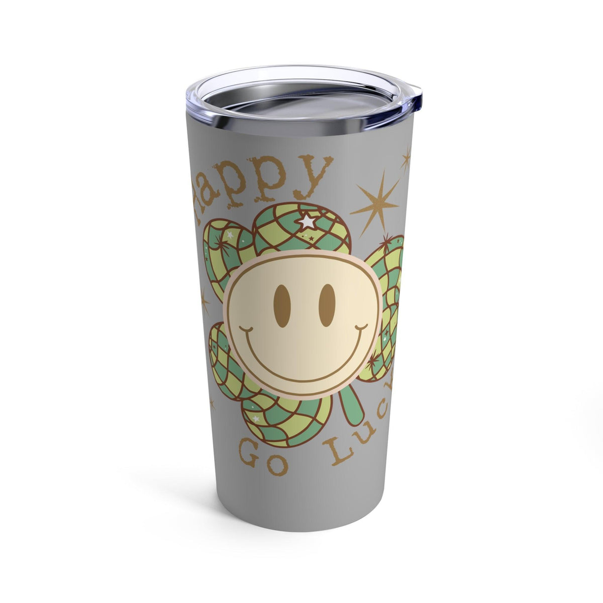 Happy Go Lucky Tumbler 20oz - Kate Burton Company