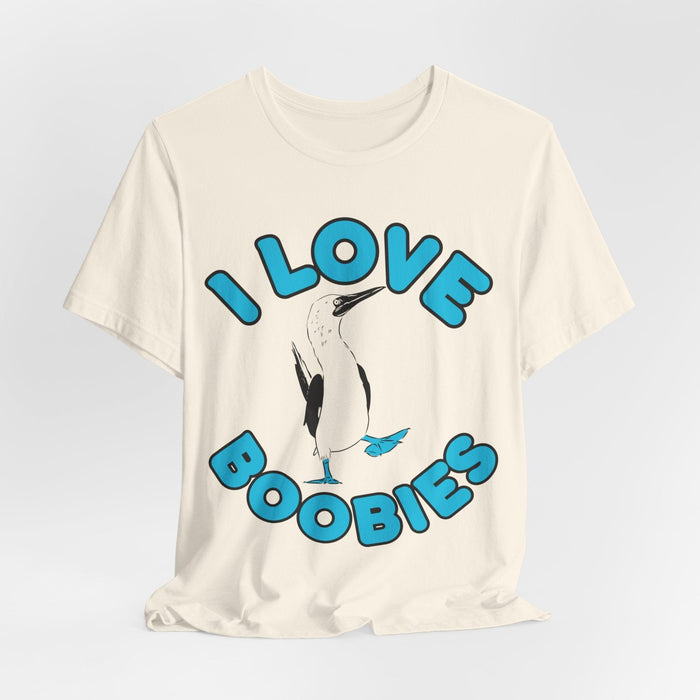 I Love Boobies Jersey Short Sleeve Tee - Kate Burton Company