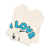 I Love Boobies Jersey Short Sleeve Tee - Kate Burton Company