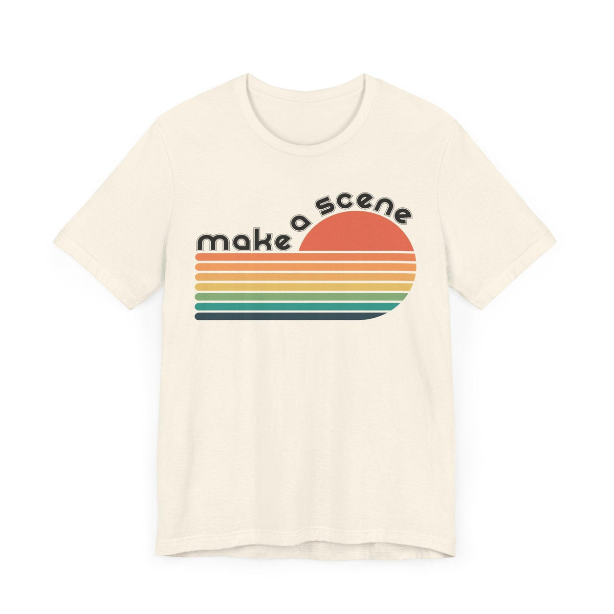 Make a Scene Jersey Short Sleeve Tee - Kate Burton Company