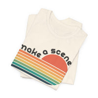 Make a Scene Jersey Short Sleeve Tee - Kate Burton Company