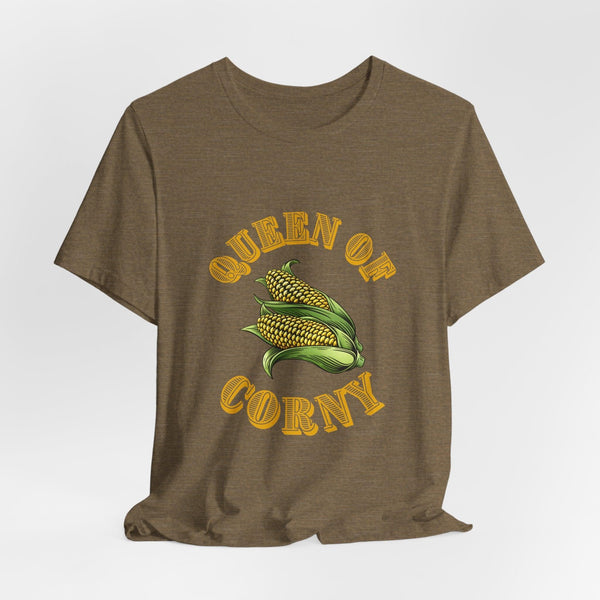 Queen of Corny Unisex Jersey Short Sleeve Tee - Kate Burton Company