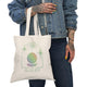 Read the Room 100% Natural Cotton Tote Bag 15x16 - Kate Burton Company