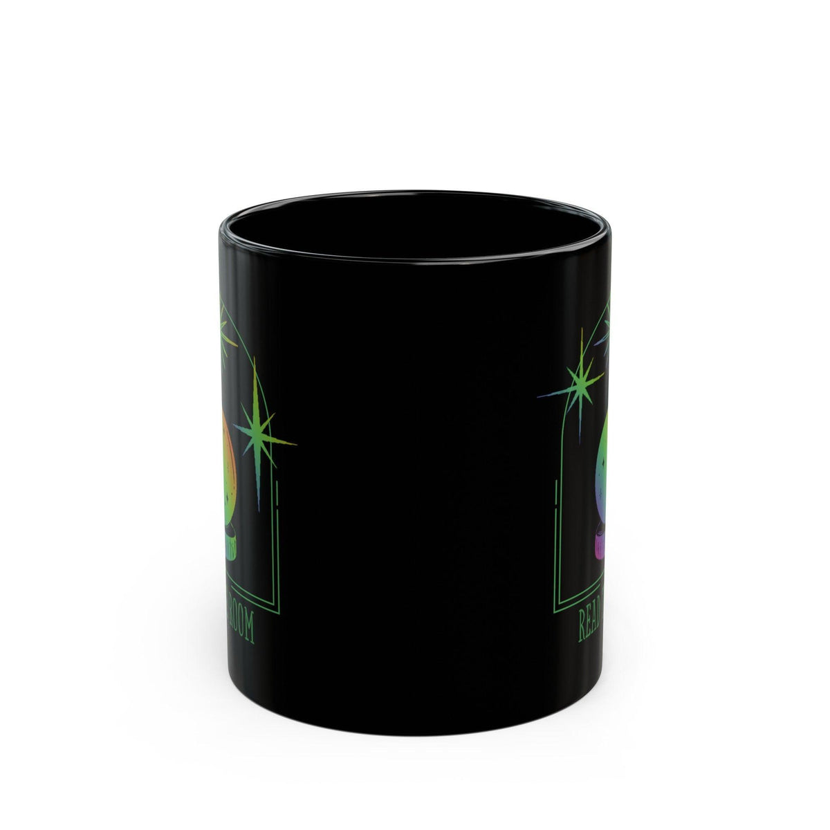 Read the Room Black Mug (11oz, 15oz) - Kate Burton Company