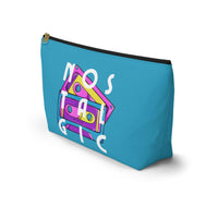 Retro Cassette Tapes NOSTALGIC Accessory Pouch with T-bottom - Kate Burton Company