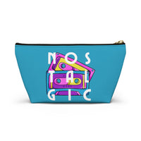 Retro Cassette Tapes NOSTALGIC Accessory Pouch with T-bottom - Kate Burton Company