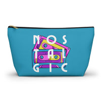 Retro Cassette Tapes NOSTALGIC Accessory Pouch with T-bottom - Kate Burton Company