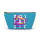 Retro Cassette Tapes NOSTALGIC Accessory Pouch with T-bottom - Kate Burton Company