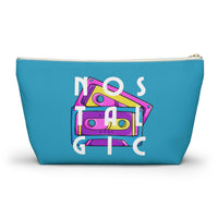 Retro Cassette Tapes NOSTALGIC Accessory Pouch with T-bottom - Kate Burton Company