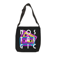 Retro Cassette Tapes NOSTALGIC Adjustable Tote Bag - Kate Burton Company