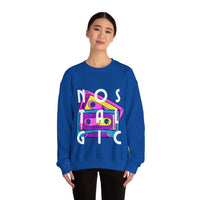 Retro Cassette Tapes NOSTALGIC Unisex Heavy Blend™ Crewneck Sweatshirt - Kate Burton Company