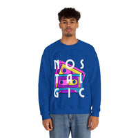 Retro Cassette Tapes NOSTALGIC Unisex Heavy Blend™ Crewneck Sweatshirt - Kate Burton Company