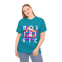 Retro Cassette Tapes NOSTALGIC Unisex Heavy Cotton Tee - Kate Burton Company