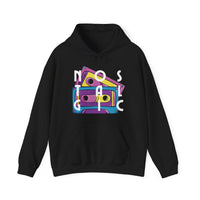 Retro Cassette Tapes NOSTALGIC Hoodie - Unisex Heavy Blend Hooded Sweatshirt - Kate Burton Company