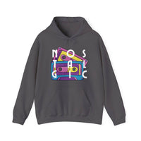 Retro Cassette Tapes NOSTALGIC Hoodie - Unisex Heavy Blend Hooded Sweatshirt - Kate Burton Company