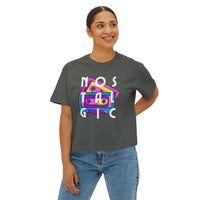 Retro Cassette Tapes NOSTALGIC Women's Boxy Tee - Kate Burton Company