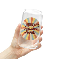 Vintage Treasure Hunter Sipper Glass, 16oz - Kate Burton Company